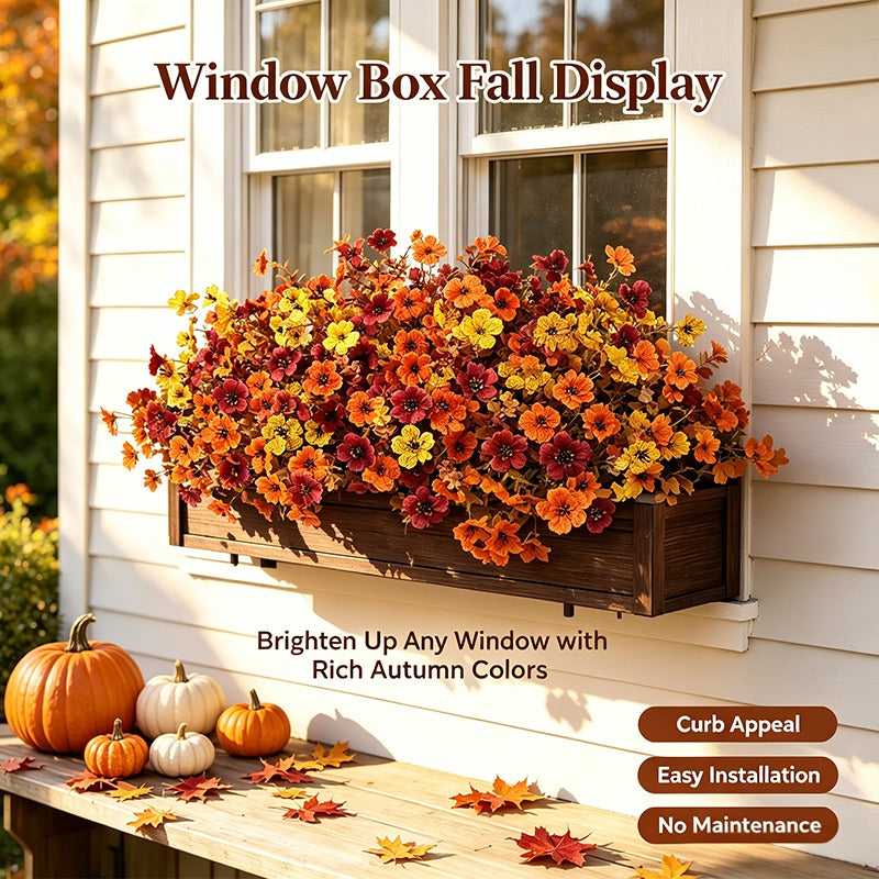 Brankson™ 🍂 Fall Artificial Flowers 🎃 Halloween Decor 🌼