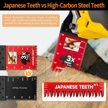 Brankson™ Japanese-Tooth Oscillating Saw Blade Set