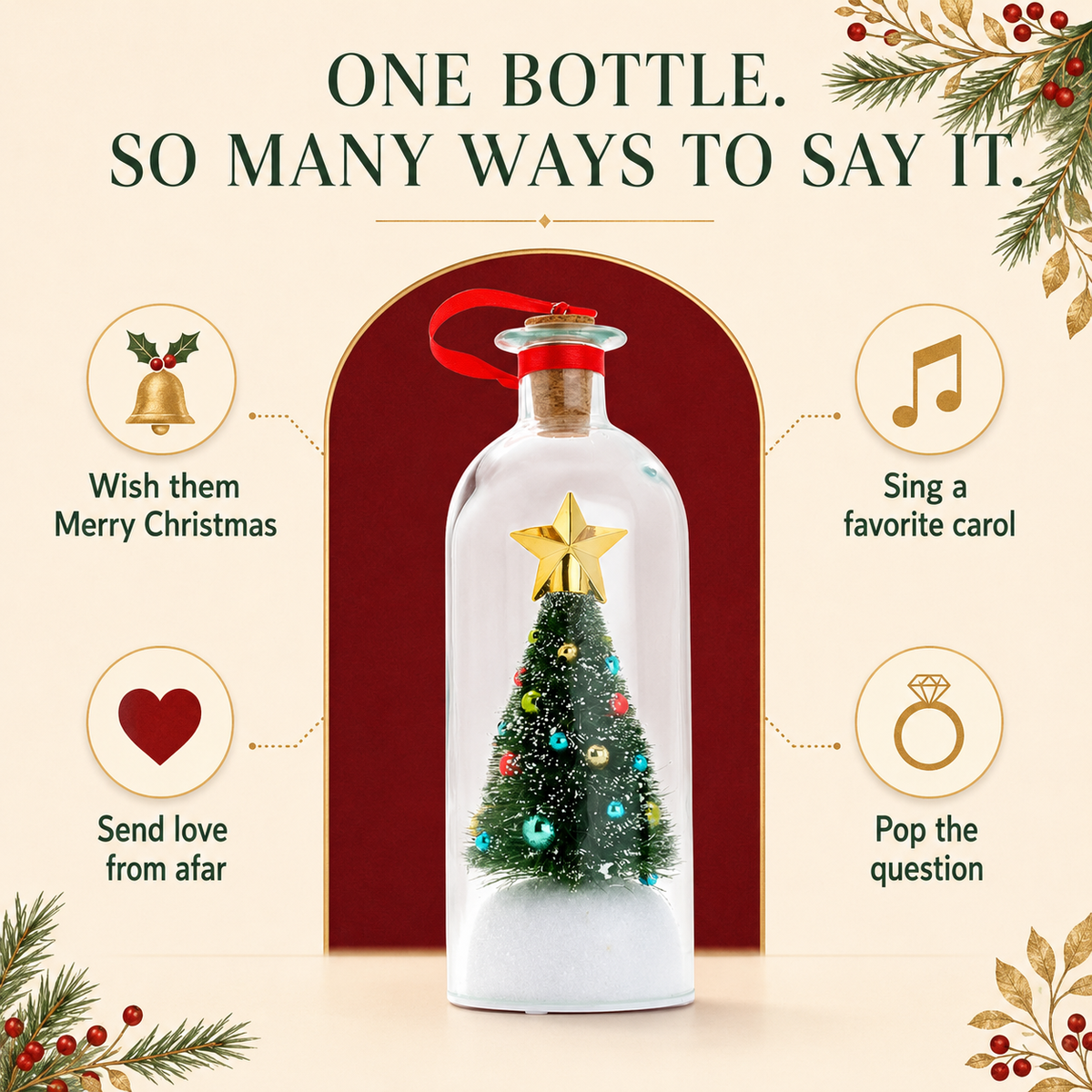 Brankson™ Record-a-Message Christmas Tree