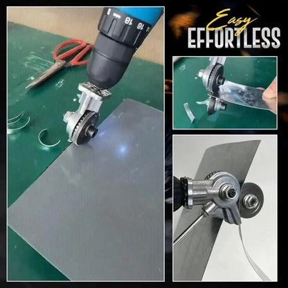 Brankson™ Electric Drill Sheet Metal Cutter for Steel & Aluminum