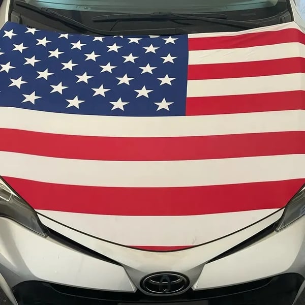 Brankson™ 🎉Hot Sale🔥American Car Hood Flag🦅