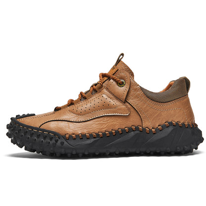 Brankson™ Men’s Vintage Leather Hiking Shoes with Arch Support