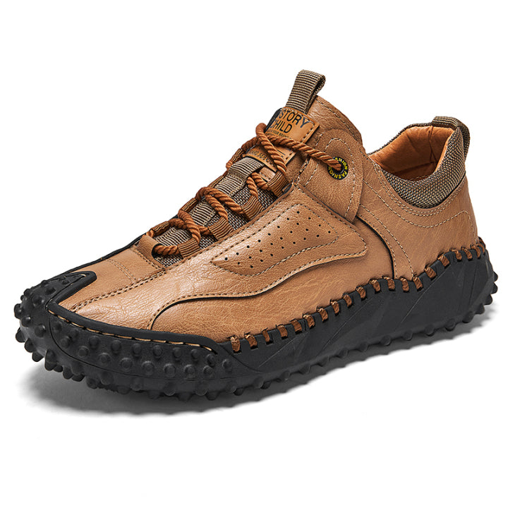 Brankson™ Men’s Vintage Leather Hiking Shoes with Arch Support