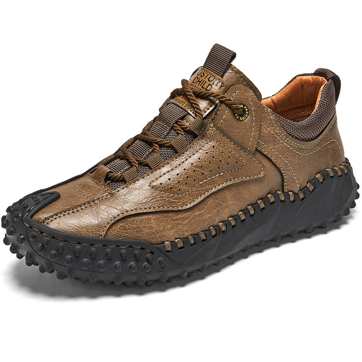 Brankson™ Men’s Vintage Leather Hiking Shoes with Arch Support