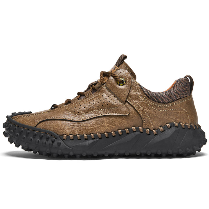 Brankson™ Men’s Vintage Leather Hiking Shoes with Arch Support