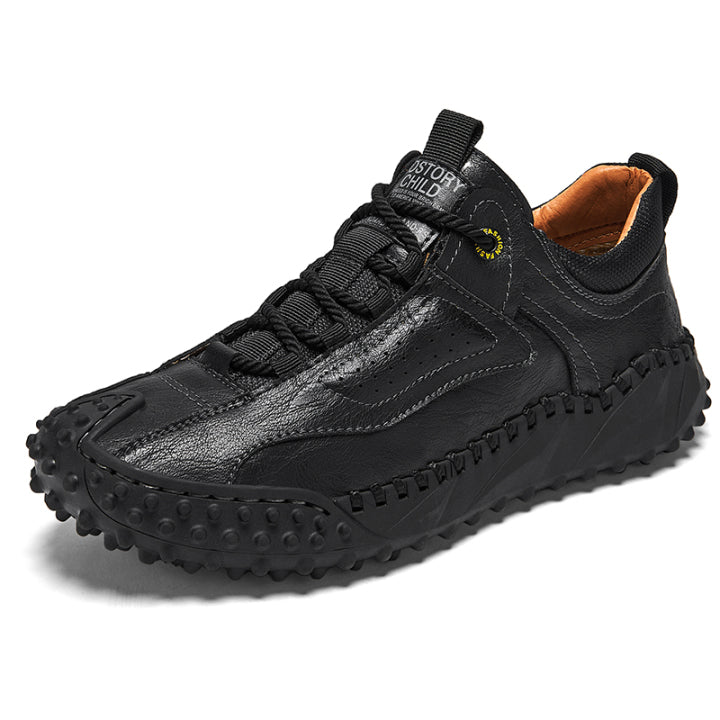 Brankson™ Men’s Vintage Leather Hiking Shoes with Arch Support