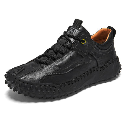 Brankson™ Men’s Vintage Leather Hiking Shoes with Arch Support