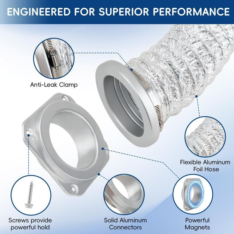 Brankson™ Magnetic Dryer Vent Connector Kit