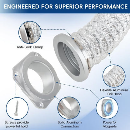 Brankson™ Magnetic Dryer Vent Connector Kit
