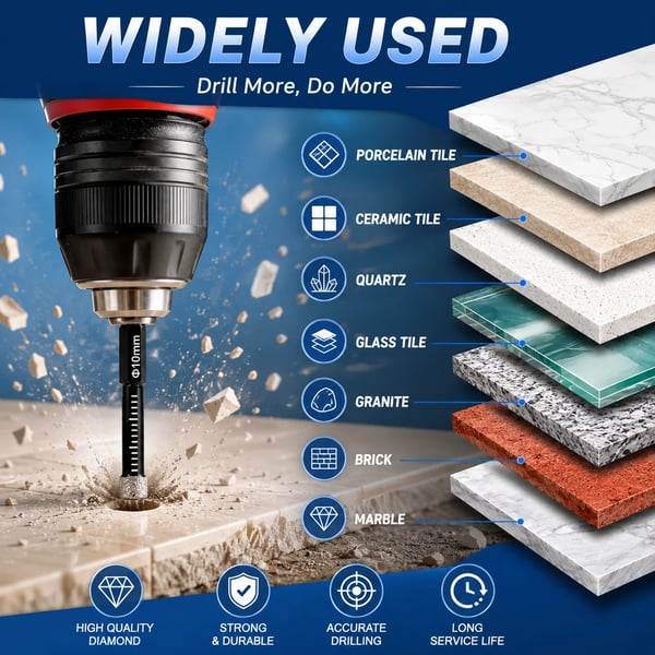 Brankson™ 6-Piece Diamond Drill Bit Set