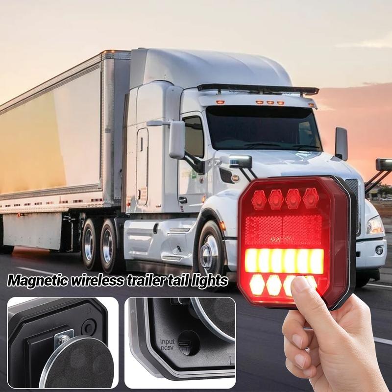 Brankson™ Wireless Magnetic LED Trailer Light Kit