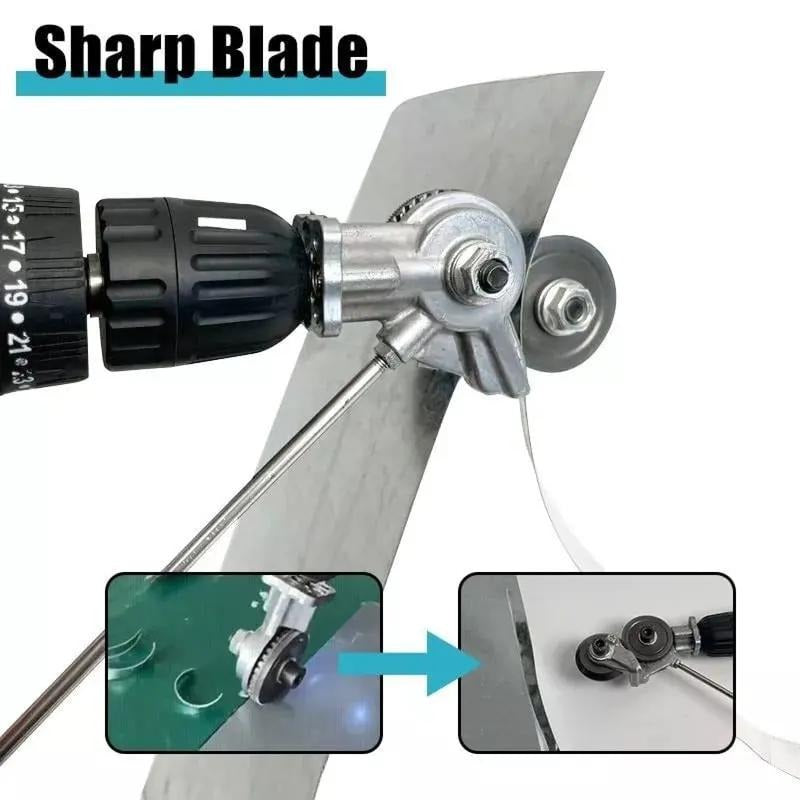 Brankson™ Electric Drill Sheet Metal Cutter for Steel & Aluminum