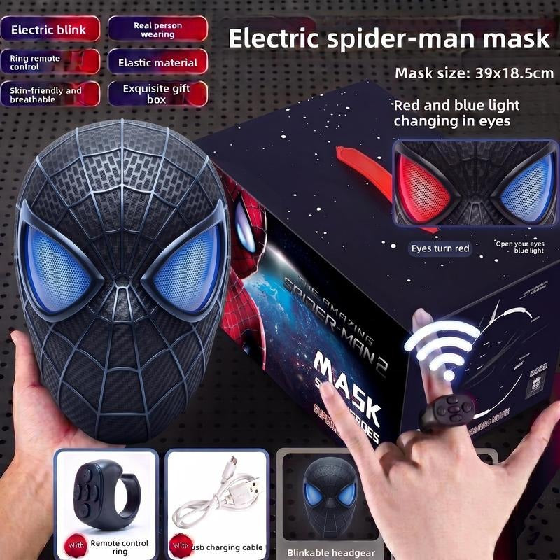 Brankson™ Spidey Light-Up Mask with Remote Ring