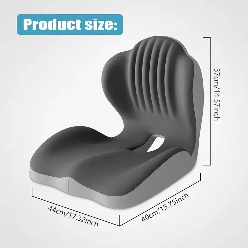 Brankson™ Memory Foam Seat Cushion & Lumbar Support for Pain Relief