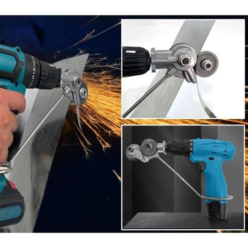 Brankson™ Electric Drill Sheet Metal Cutter for Steel & Aluminum