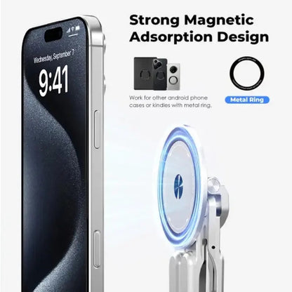 Brankson™ 3-in-1 Foldable Magnetic Stand for Phone, Tablet & Laptop