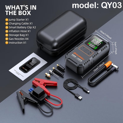 Brankson™ 4-in-1 Car Jump Starter 5000A