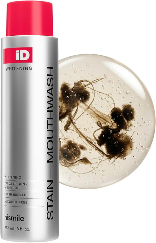 Brankson™ 🦷 Hismile iD Stain-Removing Whitening Mouthwash 237ml ✨