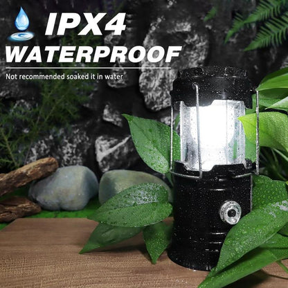 Brankson™ 4-Pack Solar Rechargeable Camping Lanterns