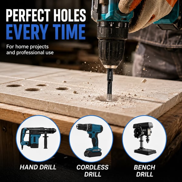 Brankson™ 6-Piece Diamond Drill Bit Set