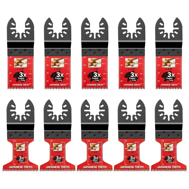 Brankson™ Japanese-Tooth Oscillating Saw Blade Set