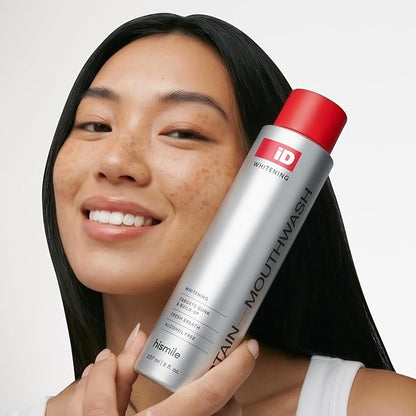 Brankson™ 🦷 Hismile iD Stain-Removing Whitening Mouthwash 237ml ✨