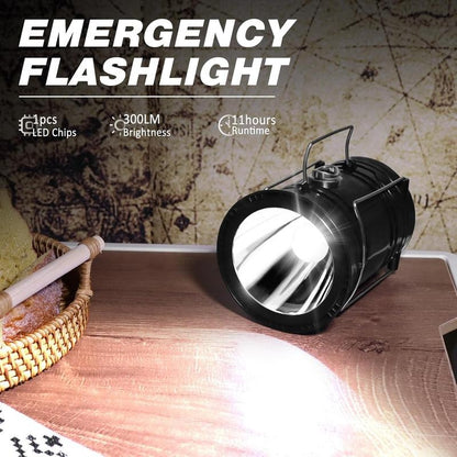 Brankson™ 4-Pack Solar Rechargeable Camping Lanterns