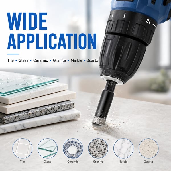 Brankson™ 6-Piece Diamond Drill Bit Set