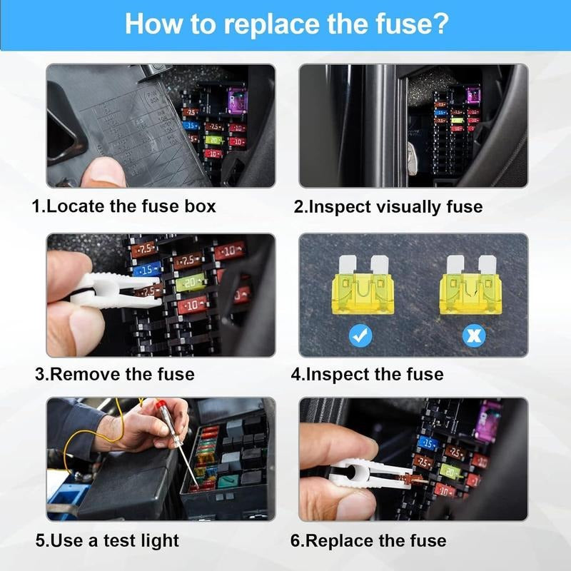 Brankson™ 306PCS Car Blade Fuse Kit
