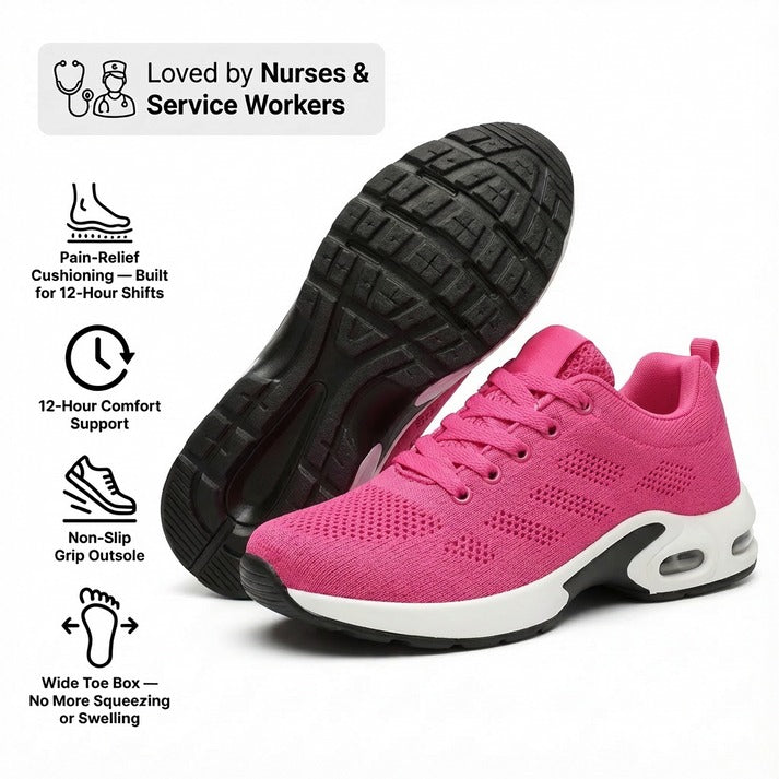 Orthora™ Pro — 12-Hour Shift Shoes for All-Day Foot, Knee & Back Pain Relief