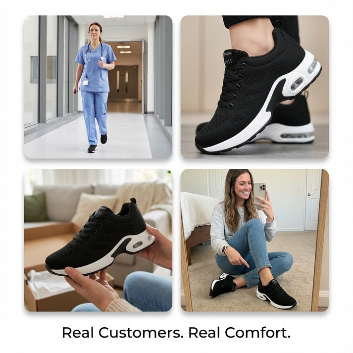Orthora™ Pro — 12-Hour Shift Shoes for All-Day Foot, Knee & Back Pain Relief