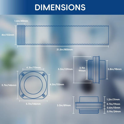 Brankson™ Magnetic Dryer Vent Connector Kit