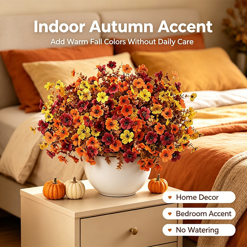 Brankson™ 🍂 Fall Artificial Flowers 🎃 Halloween Decor 🌼