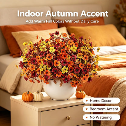 Brankson™ 🍂 Fall Artificial Flowers 🎃 Halloween Decor 🌼