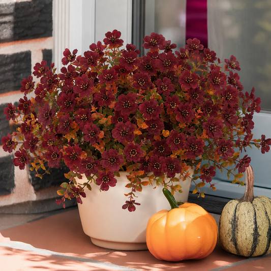 Brankson™ 🍂 Fall Artificial Flowers 🎃 Halloween Decor 🌼