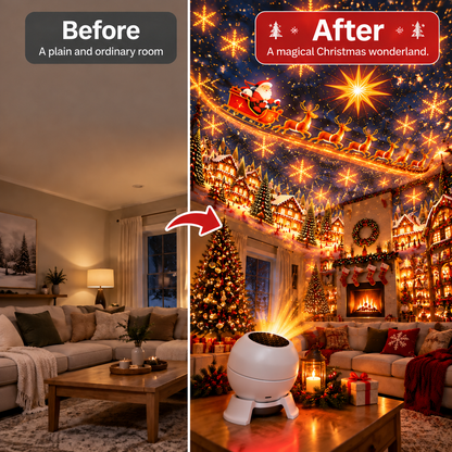 Magical Christmas Projection Night Light