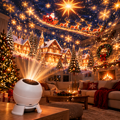 Magical Christmas Projection Night Light