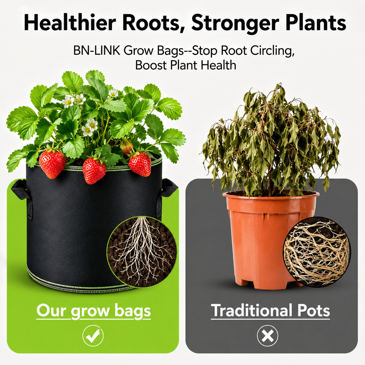 Brankson™ 5 Gallon Grow Bags