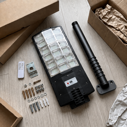 Brankson™ Industrial Size Solar Street Light.