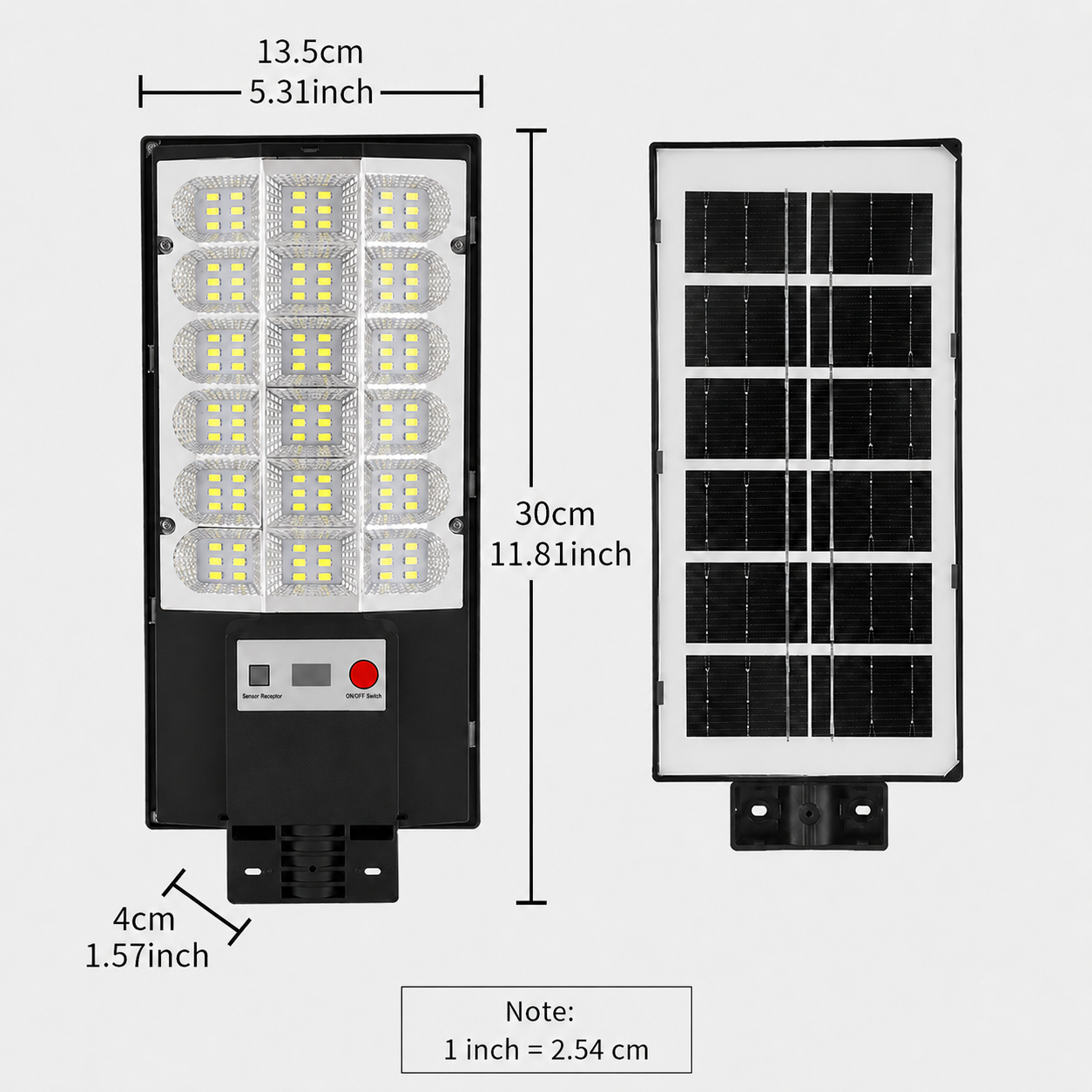 Brankson™ Industrial Size Solar Street Light.