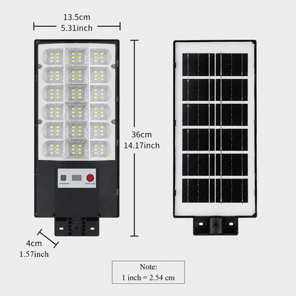 Brankson™ Industrial Size Solar Street Light.