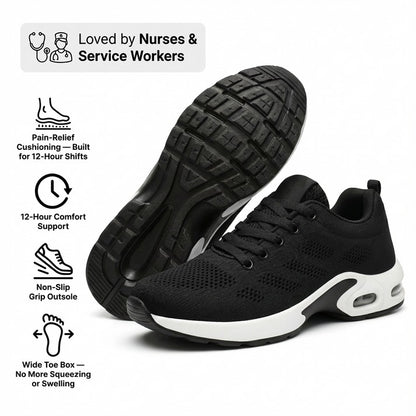 Orthora™ Pro — 12-Hour Shift Shoes for All-Day Foot, Knee & Back Pain Relief