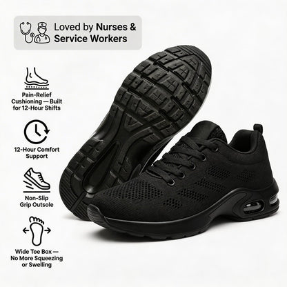 Orthora™ Pro — 12-Hour Shift Shoes for All-Day Foot, Knee & Back Pain Relief