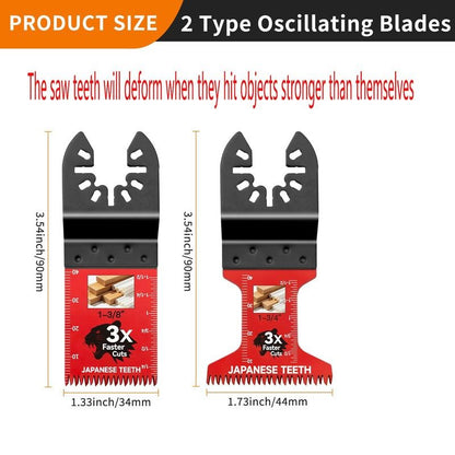 Brankson™ Japanese-Tooth Oscillating Saw Blade Set