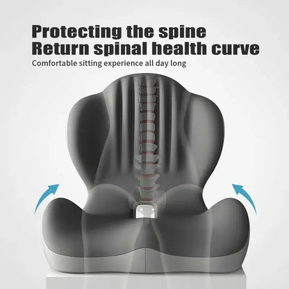 Brankson™ Memory Foam Seat Cushion & Lumbar Support for Pain Relief