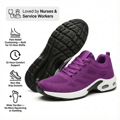 Orthora™ Pro — 12-Hour Shift Shoes for All-Day Foot, Knee & Back Pain Relief