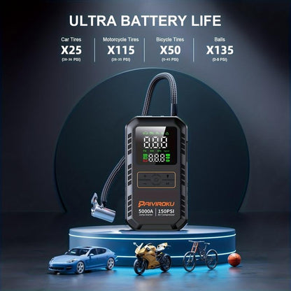 Brankson™ 4-in-1 Car Jump Starter 5000A