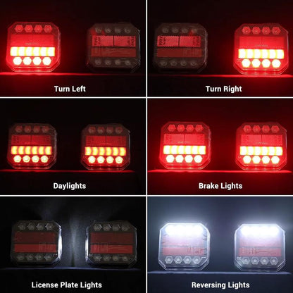 Brankson™ Wireless Magnetic LED Trailer Light Kit