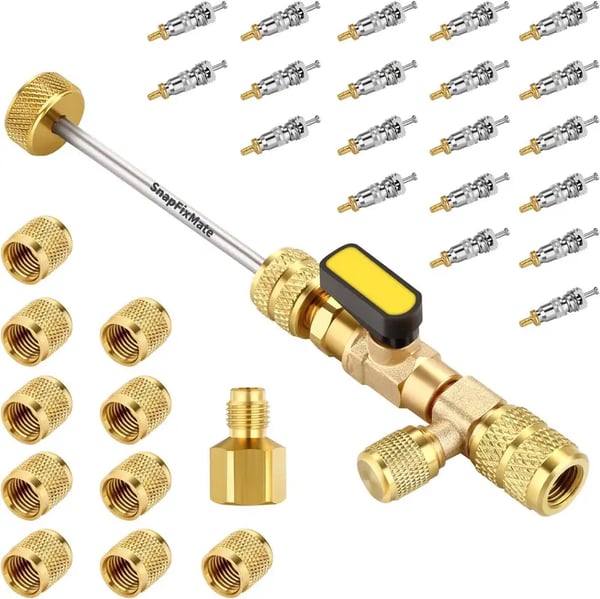 Brankson™ Professional AC Valve Core Remover & Installer Kit