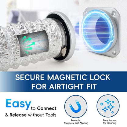 Brankson™ Magnetic Dryer Vent Connector Kit